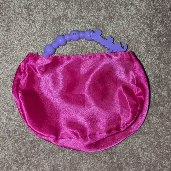 *3 FOR $9* Disney Minnie Mouse Small Glitter Polka Dot Graphic Handbag Purse Bag - Picture 2 of 2